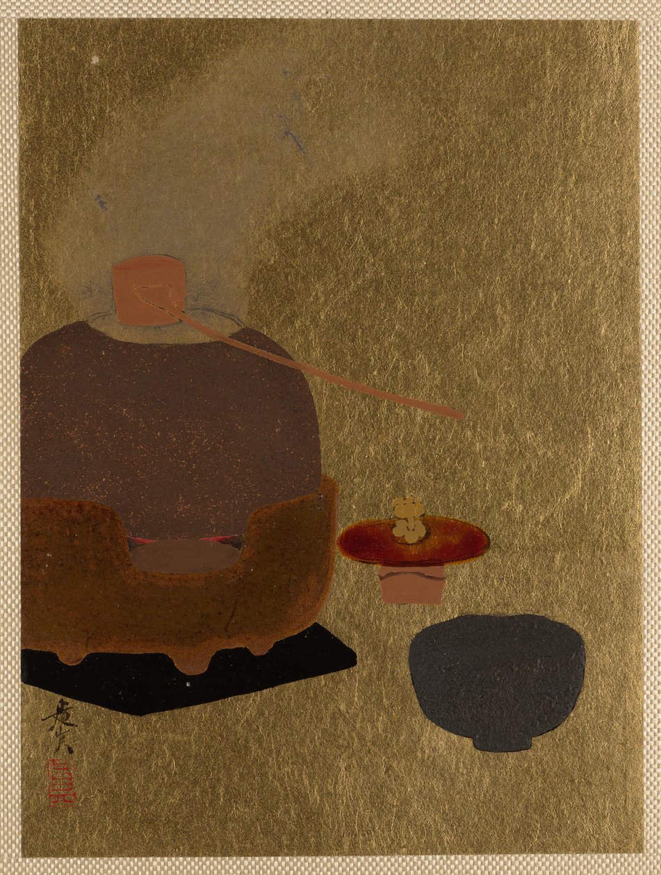 Çay Töreni Aparatı. by Shibata Zeshin
