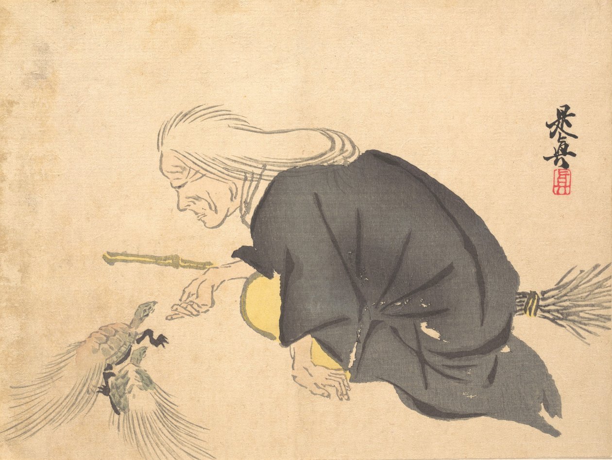 Uba, ca. 1860., yaklaşık 1860 by Shibata Zeshin