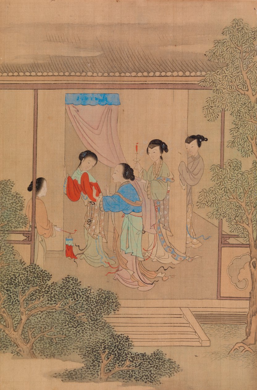 Verandada Beş Figür by Shih Fu Chuiu Ying Shih Fu Chuiu Ying