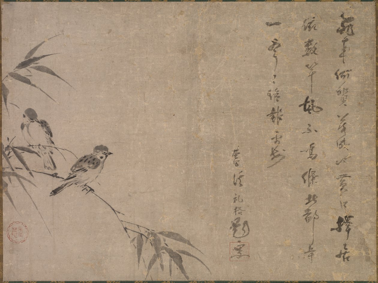 Serçeler ve Bambu by Shiken Saidō