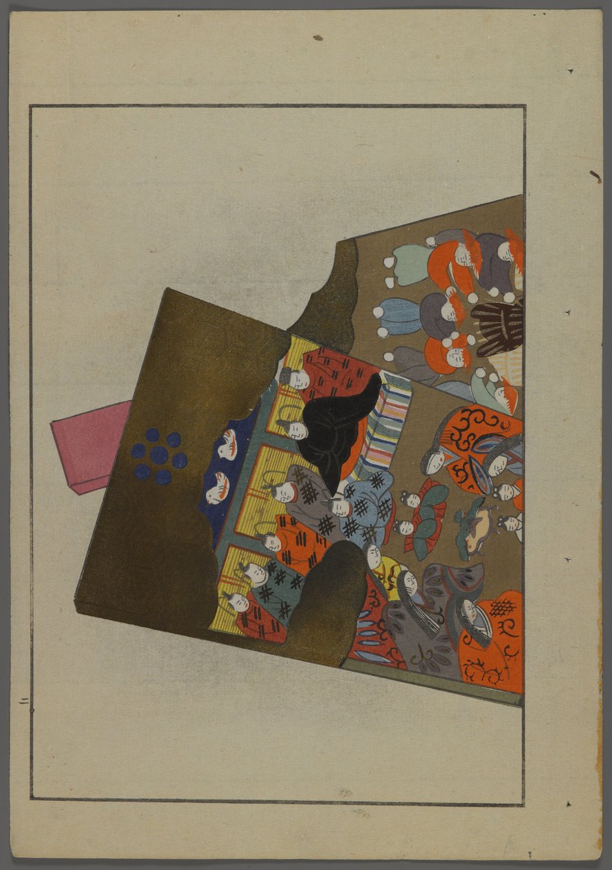 Japonya uyku ve ys, fm unai tomo (kara lds F boşanma ds) Shimizu hükümeti tarafından, 1891-1923. Tüylerle kaplanmıştır. by Shimizu Seifu