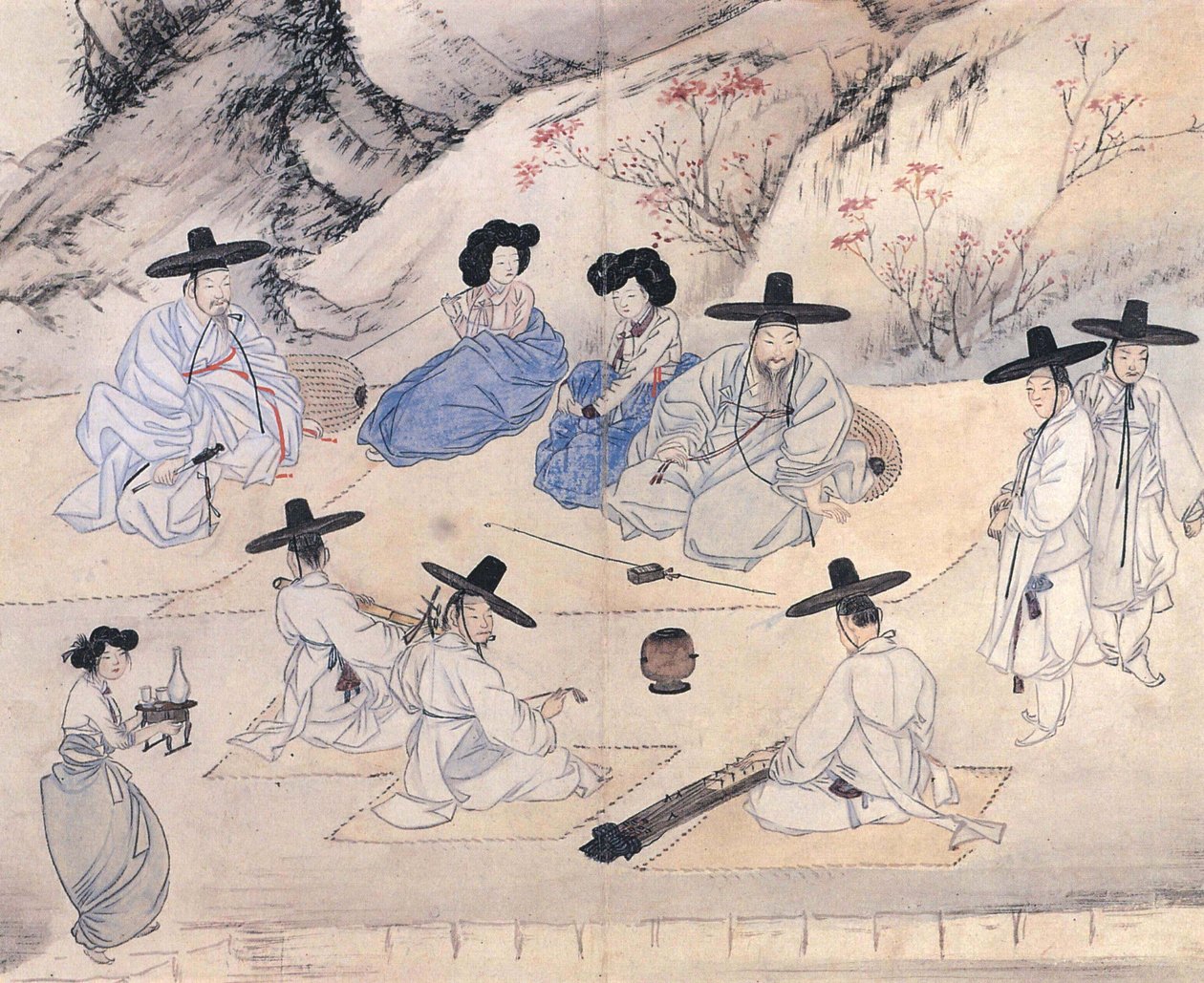 Bir bahar alanında eğlenceli bir gün by Shin Yun bok