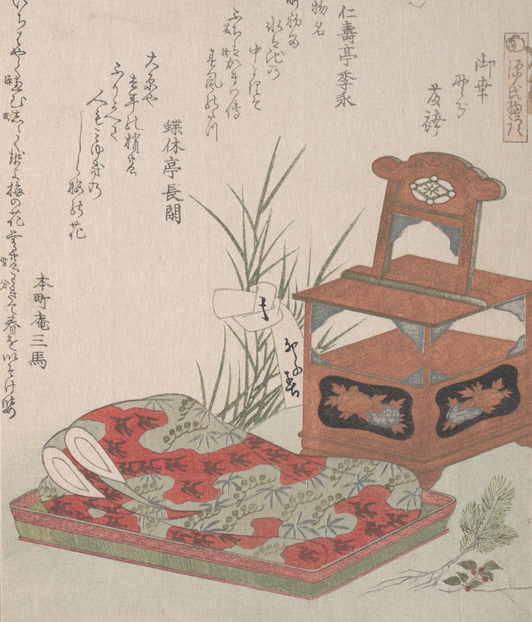 Tuvalet ve Yatak Örtüsü Dolabı, 19. yüzyıl., 19. yüzyıl. by Shinsai