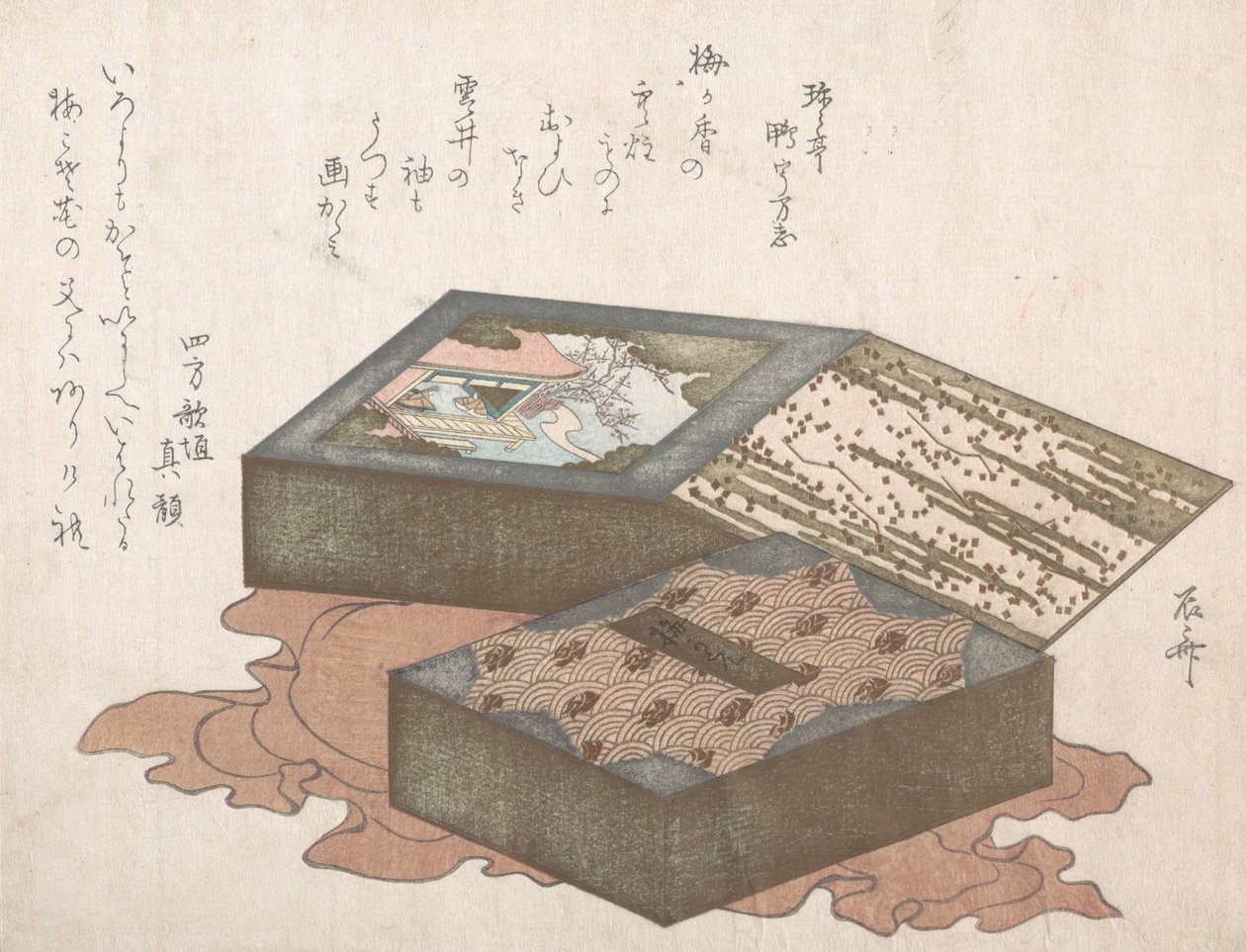 Sarma Bezli Kutuda Pastalar, 19. yüzyıl., 19. yüzyıl. by Shinsai