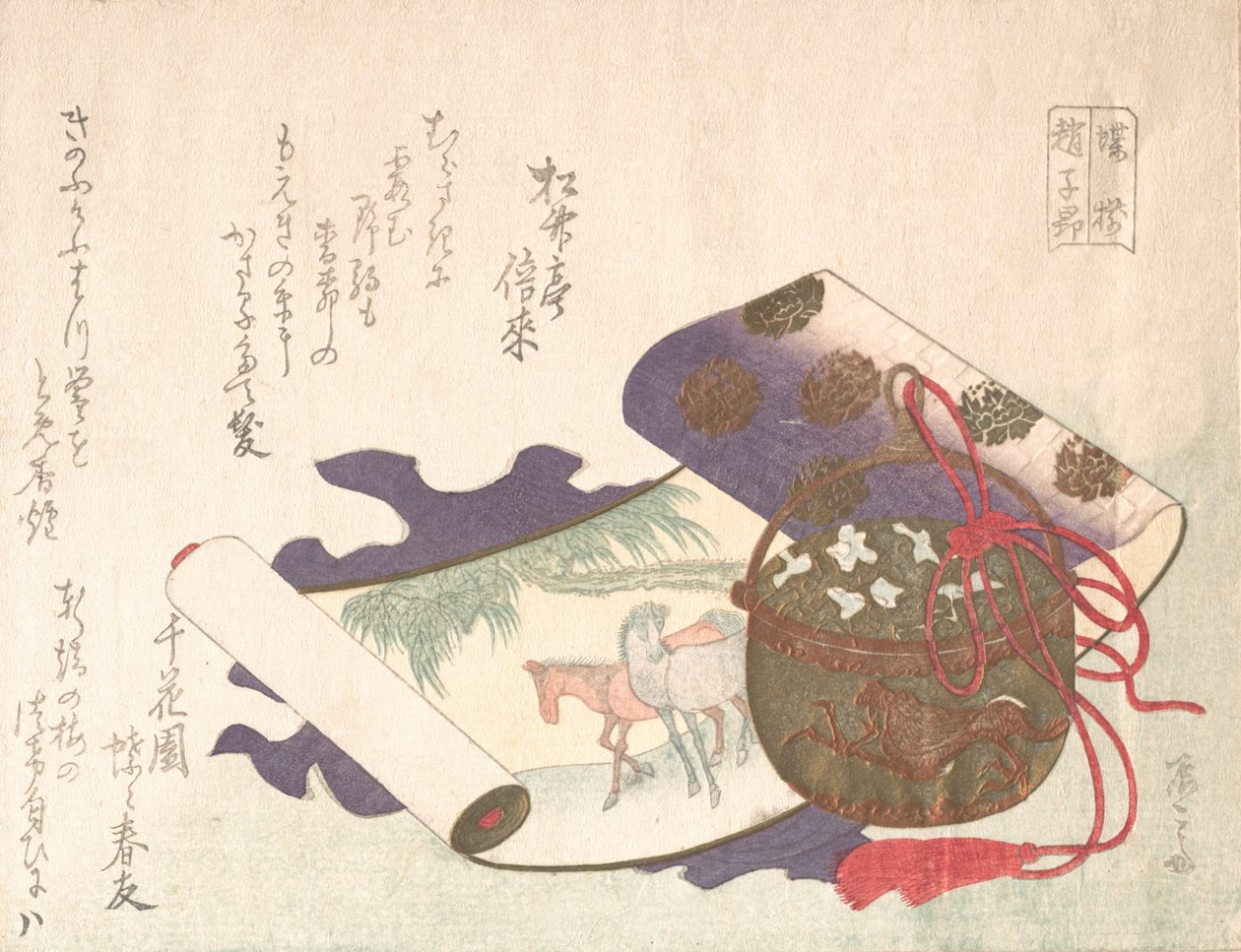 Atın Parşömen Tablosu, 19. yüzyıl., 19. yüzyıl. by Shinsai