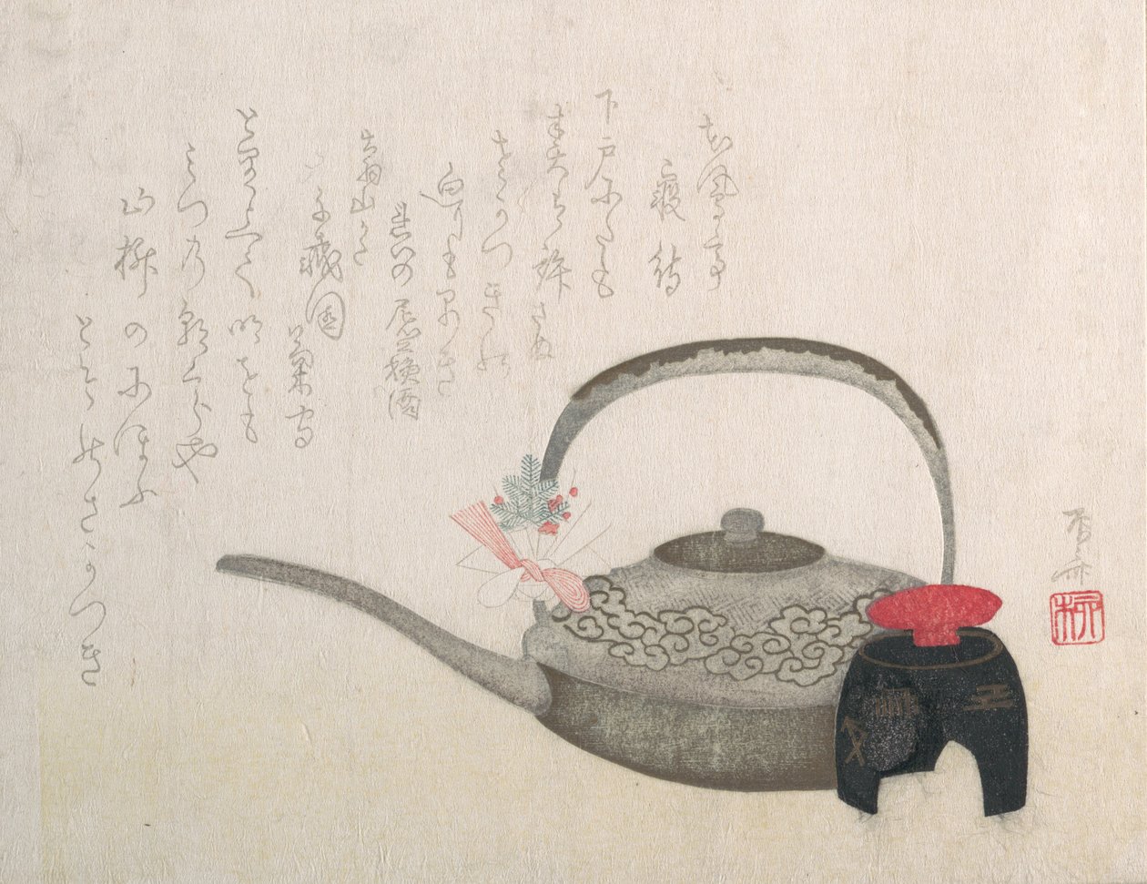 Yeni Yıl Töreni için Şaraplık ve Bardak, 19. yüzyıl., 19. yüzyıl. by Shinsai