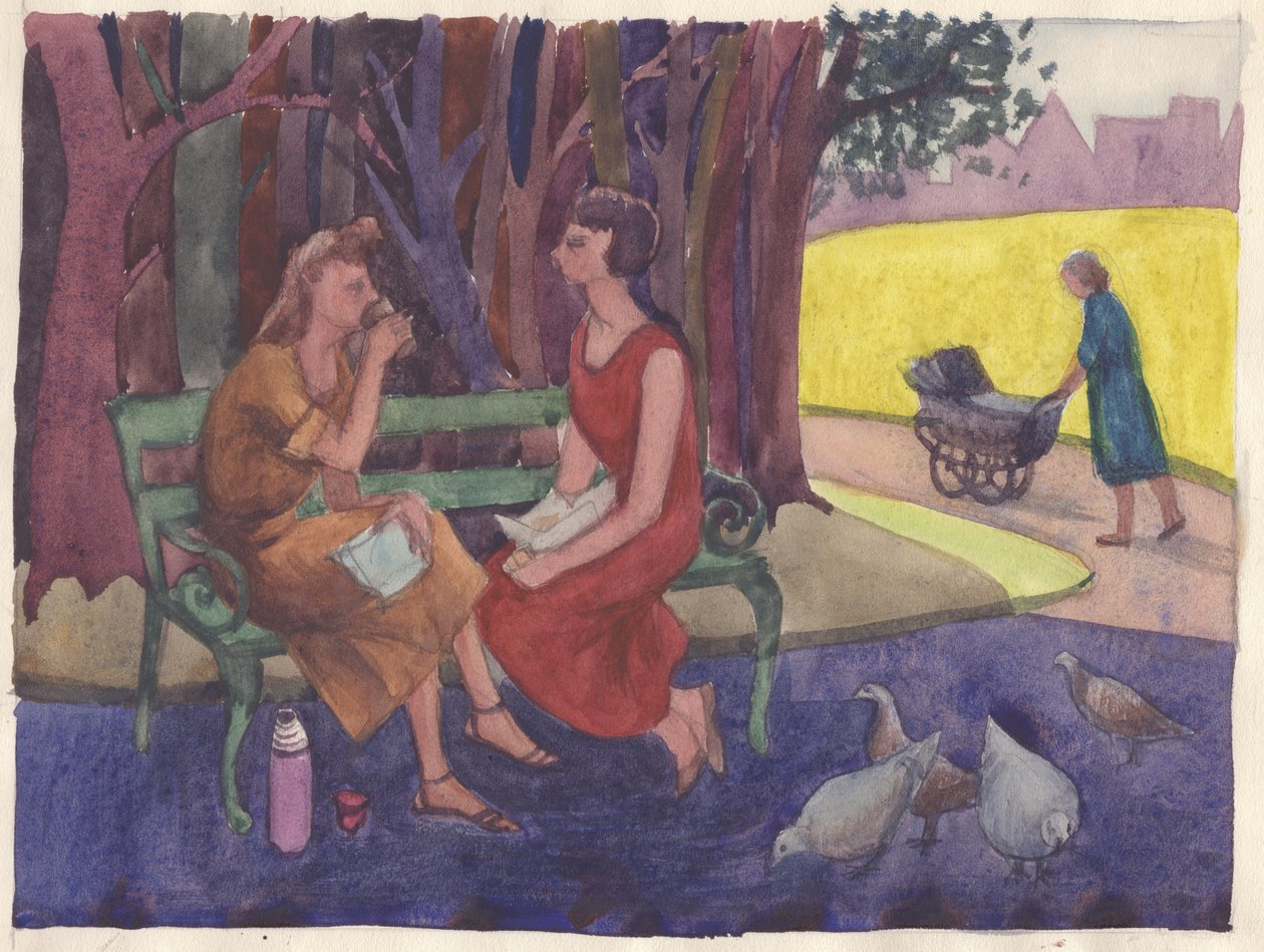 "Parkta Bir Olay", 1952. by Shirley Markham