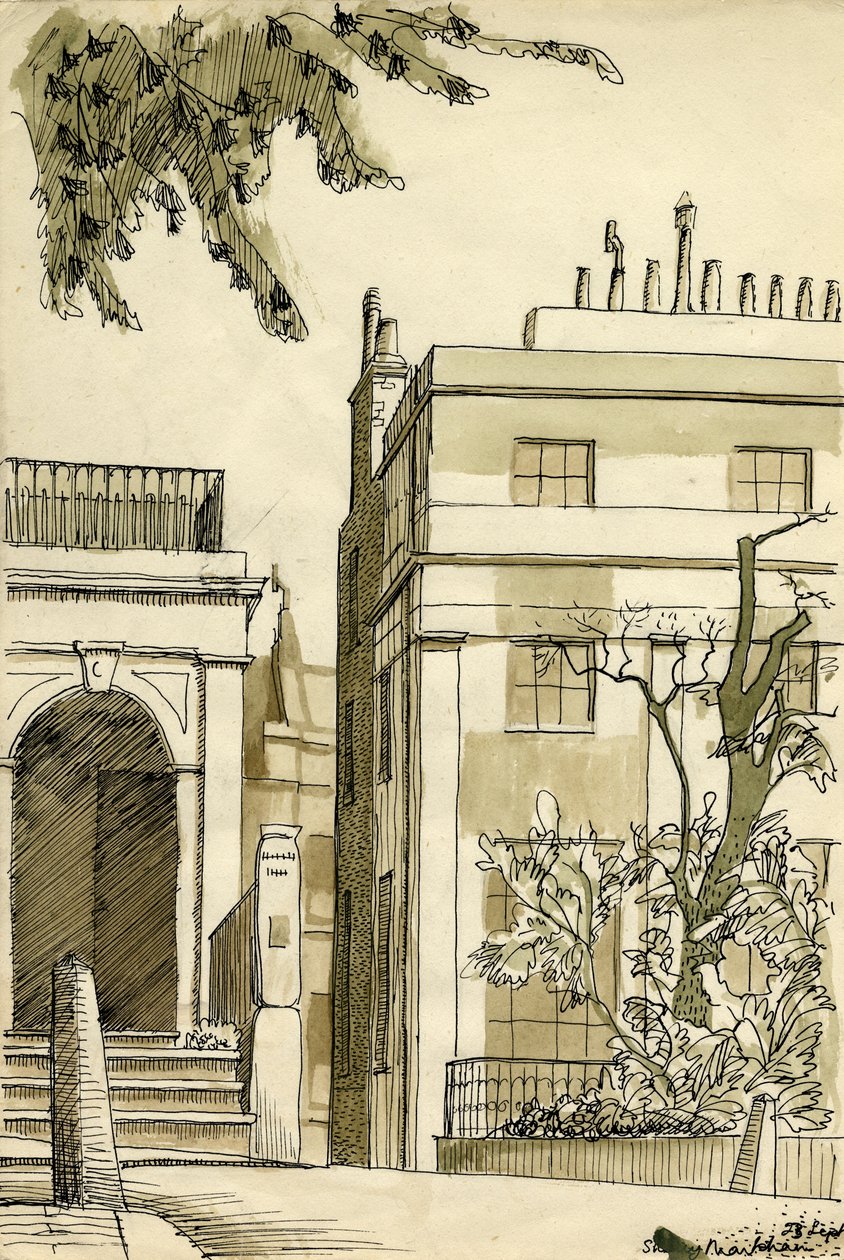 Gürcü evleri, Londra, 1950. by Shirley Markham