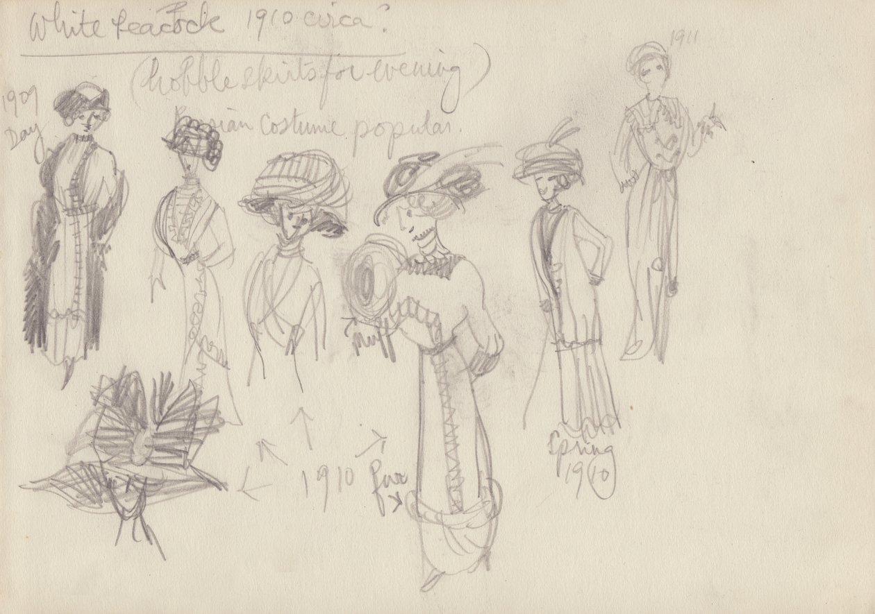 Tarihsel kostüm, c1950. by Shirley Markham