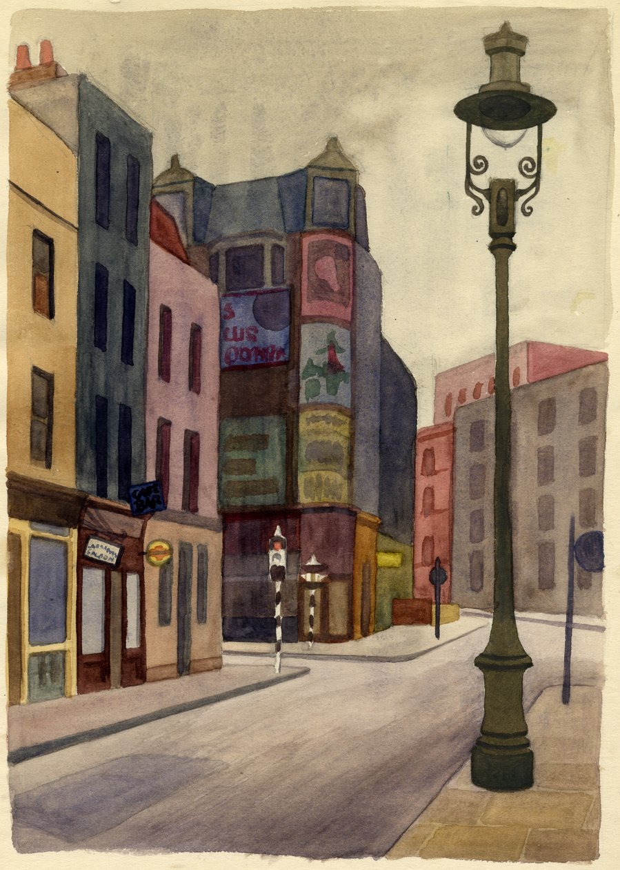 Elektrik direği, 1951. by Shirley Markham