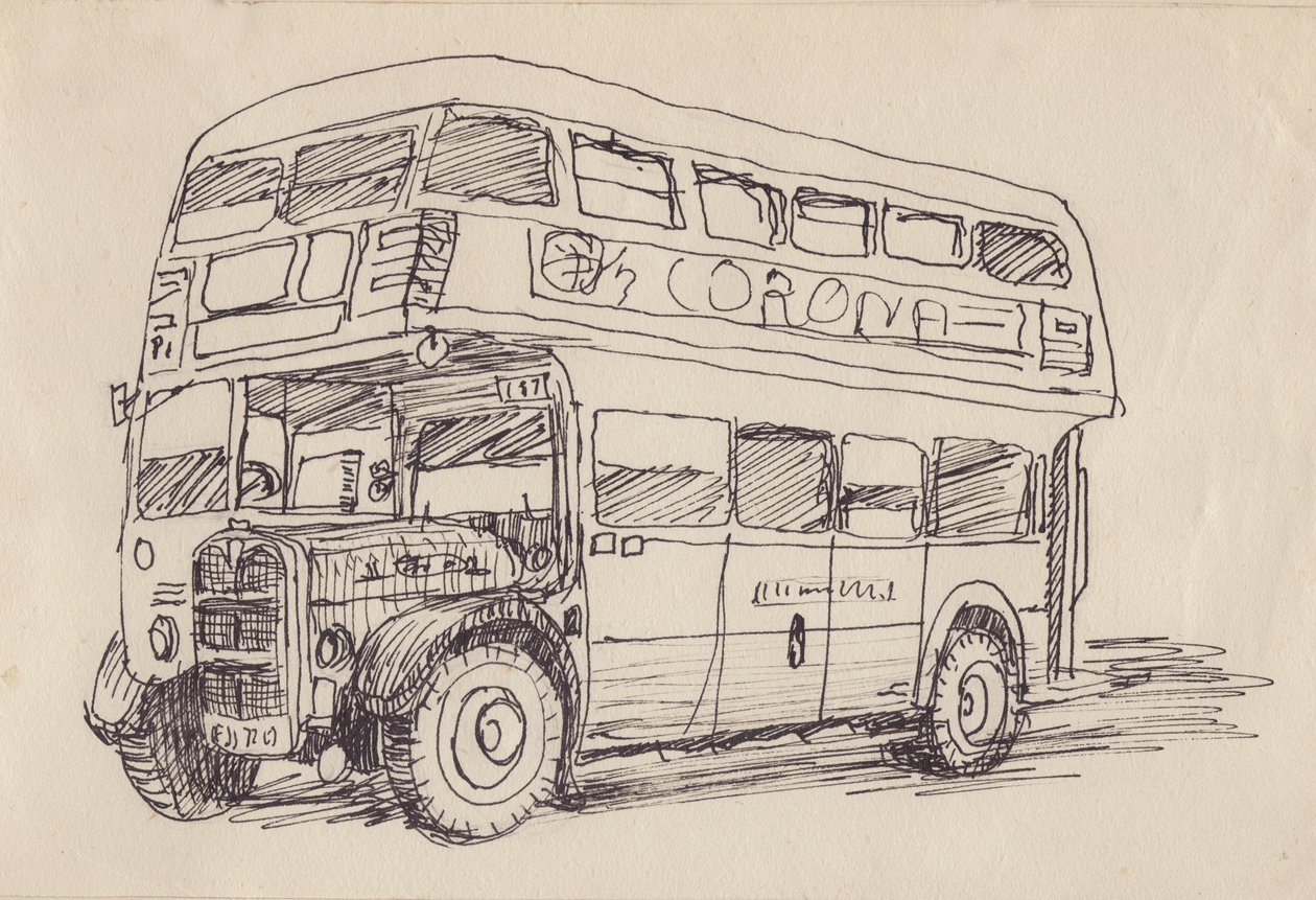 Routemaster otobüsü, 1951. by Shirley Markham