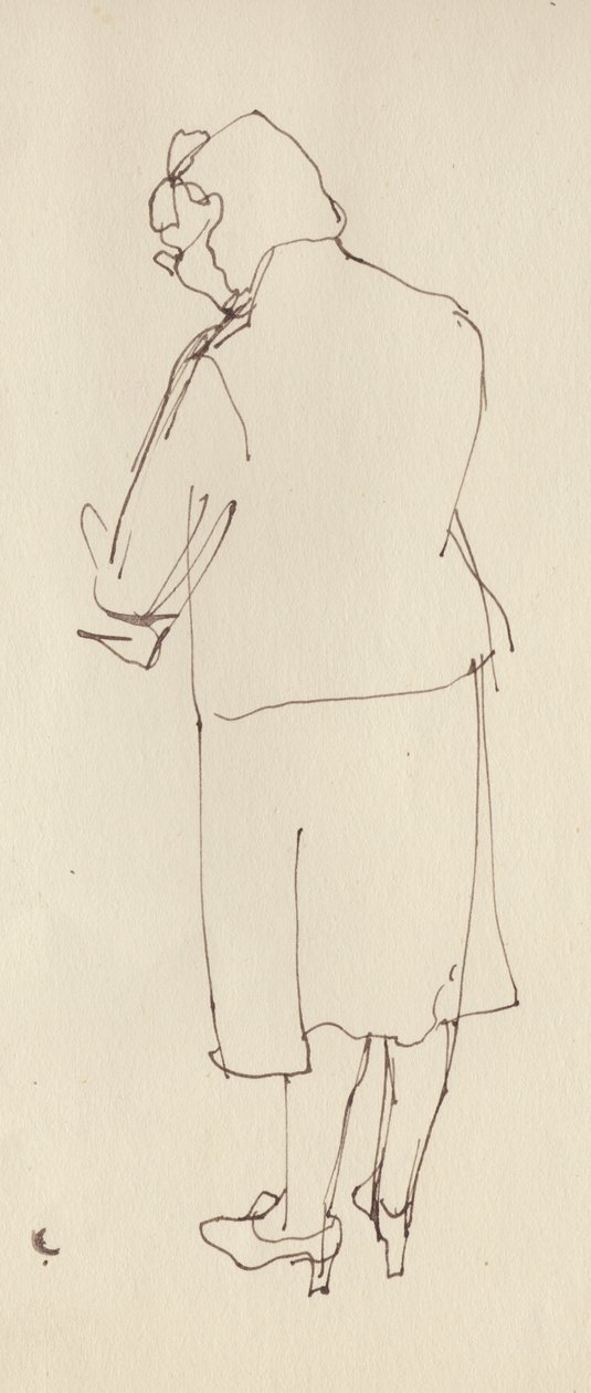 Arkadan gelen kadın, c1950. by Shirley Markham