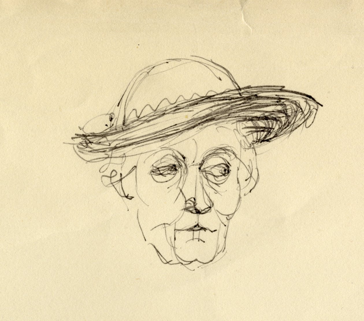 Şapkalı kadın, 1953. by Shirley Markham