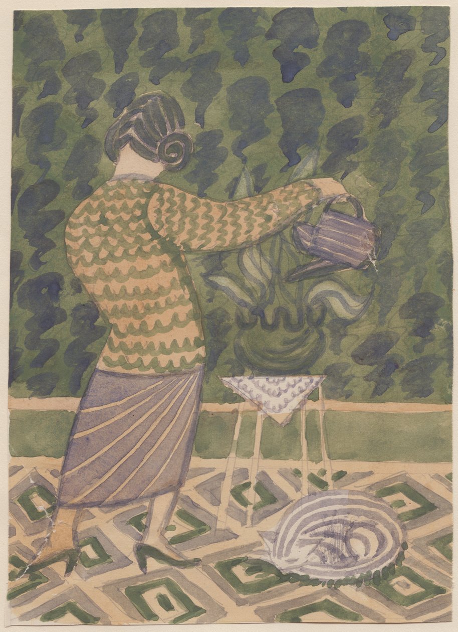 Kadın sulama tesisleri, c1951. by Shirley Markham