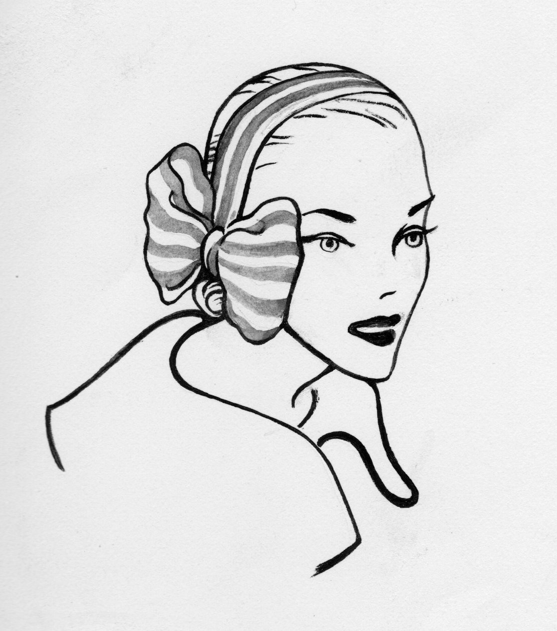 Yaylı kadın, c1950. by Shirley Markham