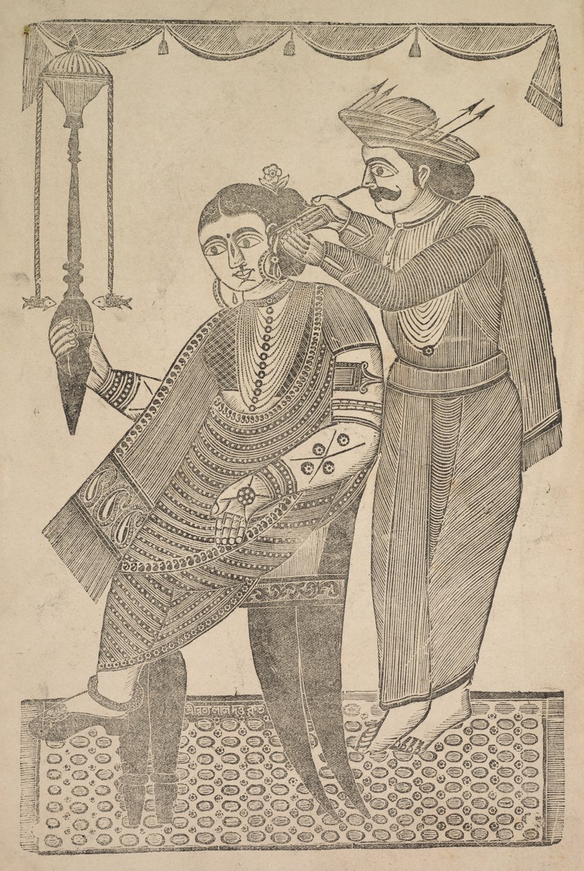 Bir Fahişenin Kulağını Temizleyen Bir Berber, 1800