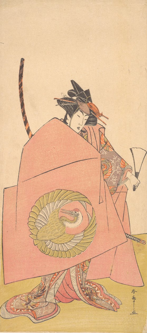Onna Kadın Shibaraku Bir An Bekle Yasasında Tanımlanamayan Bir Aktör, yaklaşık. 1780. by Shunsho