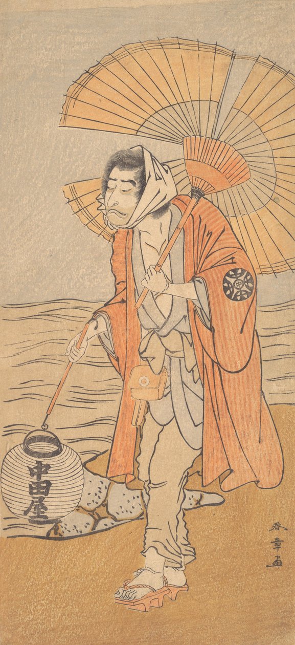 Aktör Nakamura Nakazo I, yak. 1775. by Shunsho