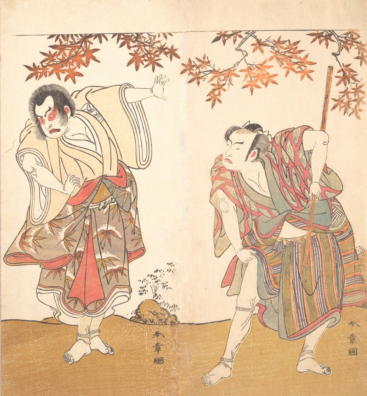 Aktörler Uzaemon ve Arashi Sangoro