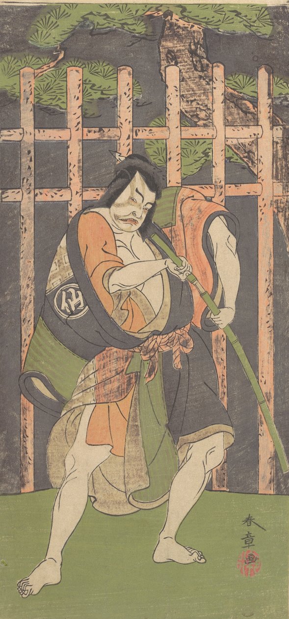 Bir Kanun Kaçağı Olarak İkinci Nakamura Sukegoro, M.Ö. 1771. by Shunsho