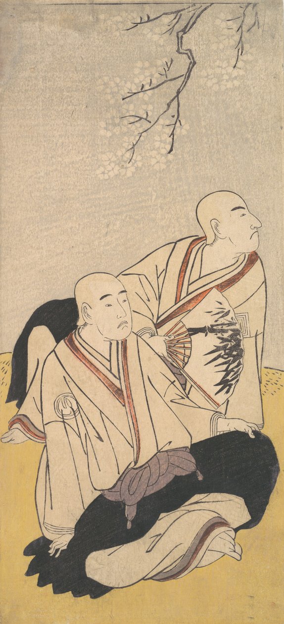 Üçüncü Sawamura Sojuro ve Budist Rahipler olarak İkinci Ichikawa Monnosuke, 1791. by Shunsho