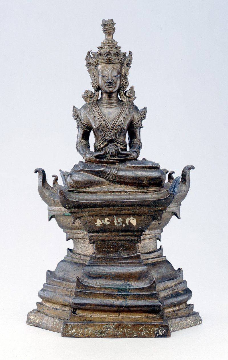 Şifacı olarak Buda, Lan Na kültürü (bronz) by Siamese School