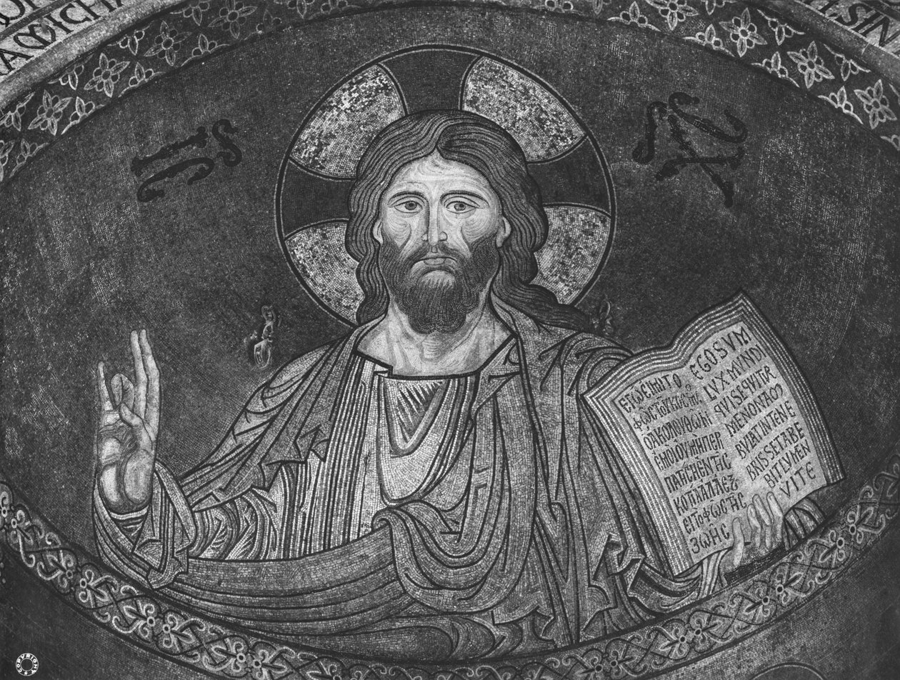 İsa Pantokrator (mozaik) by Sicilian School