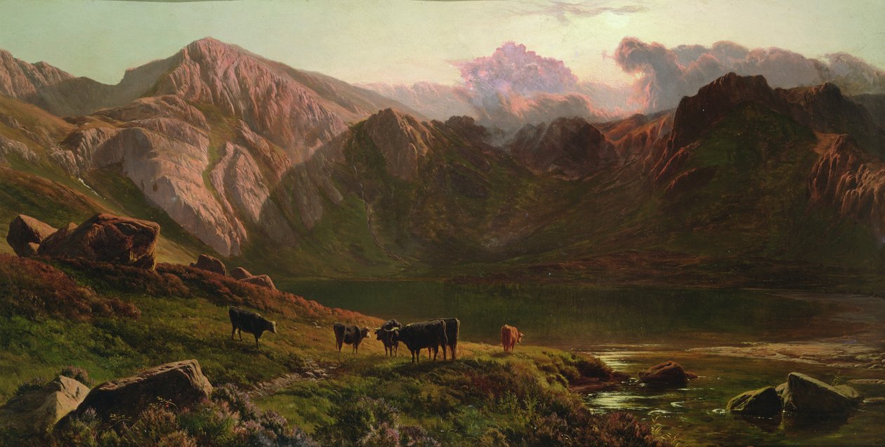 Llyn Idwal, Kuzey Galler by Sidney Richard Percy