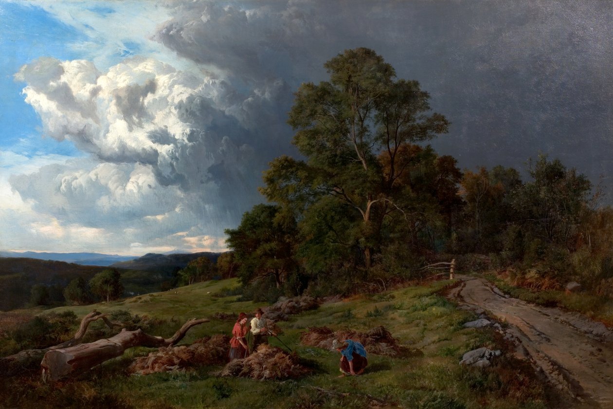 Eğreltiotu Toplayıcıları, 1857 by Sidney Richard Percy