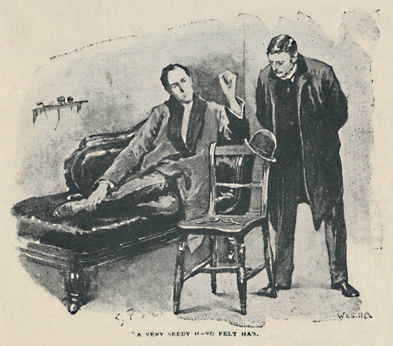 Çok Tohumlu Sert Keçe Şapka, 1892 by Sidney Paget