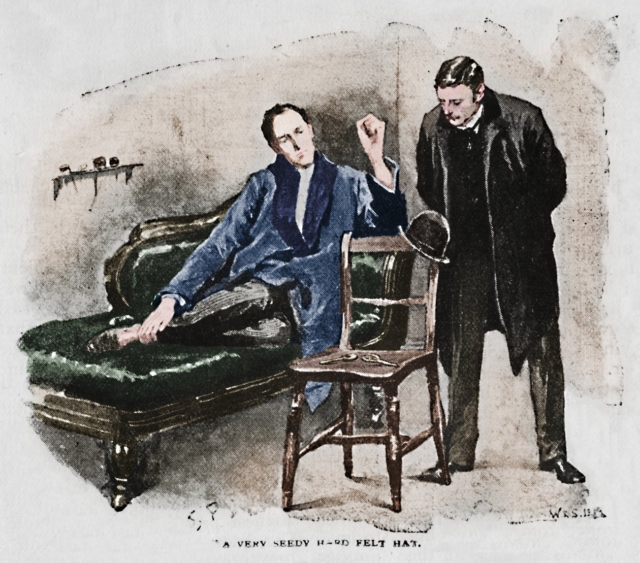 Çok Tohumlu Sert Keçe Şapka, 1892 by Sidney Paget