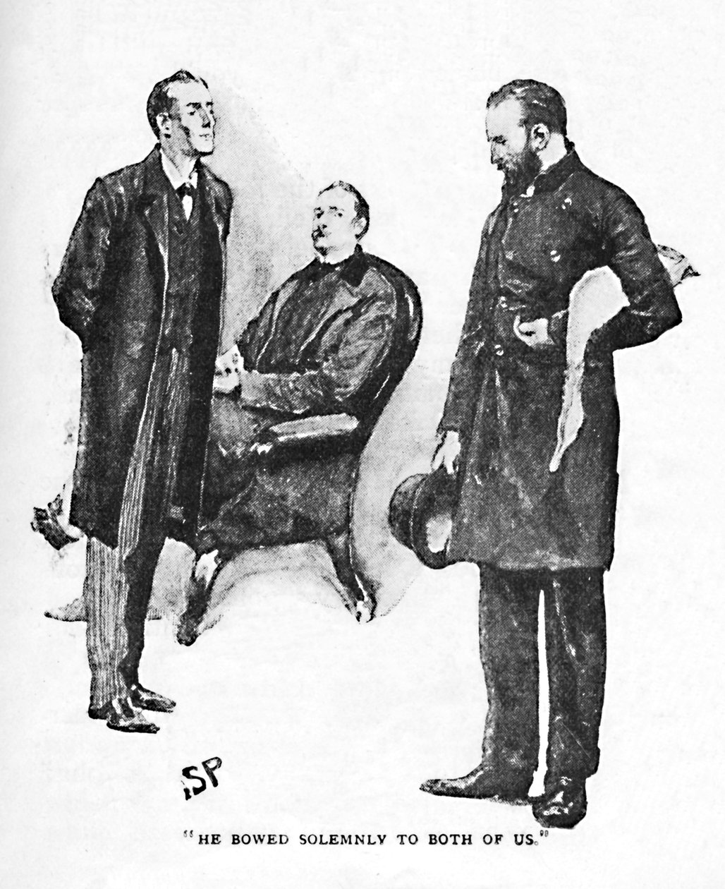 İkimize de Saygıyla eğildi, 1892 by Sidney Paget