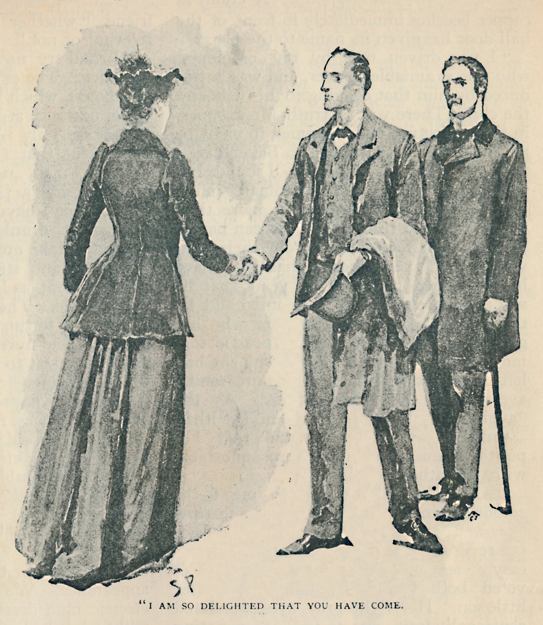 Gelmene Çok Memnun Kaldım, 1892 by Sidney Paget