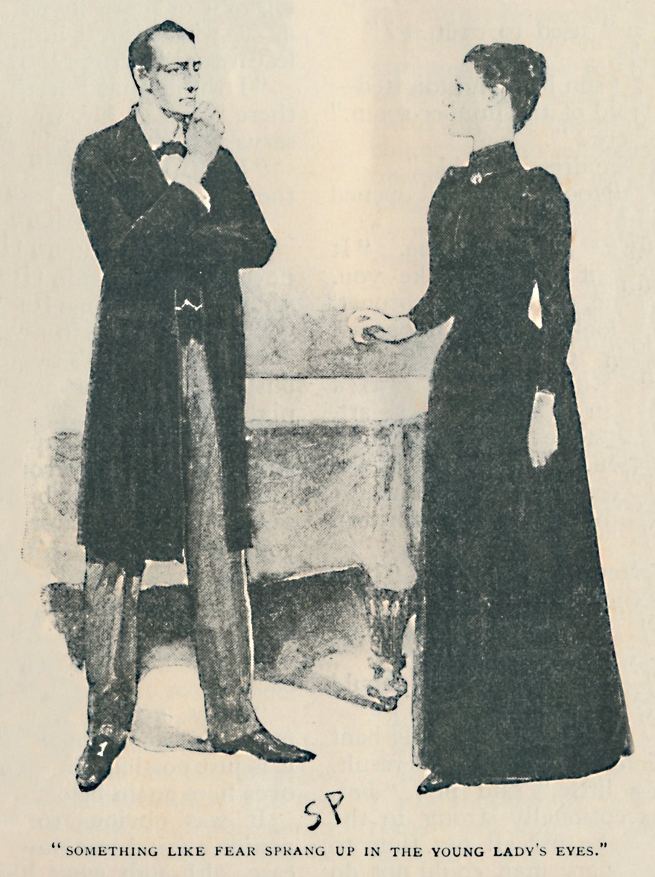 Genç Hanımların Gözlerinde Korku Gibi Bir Şey Yükseldi, 1892 by Sidney Paget