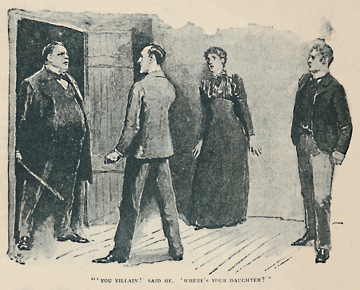 Seni Hain! Dedi o. Kızım Nerede, 1892 by Sidney Paget