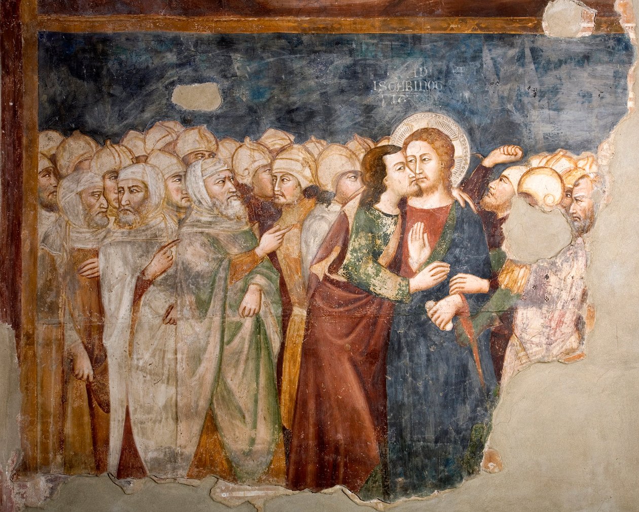Siena okulundan Judas Fresco