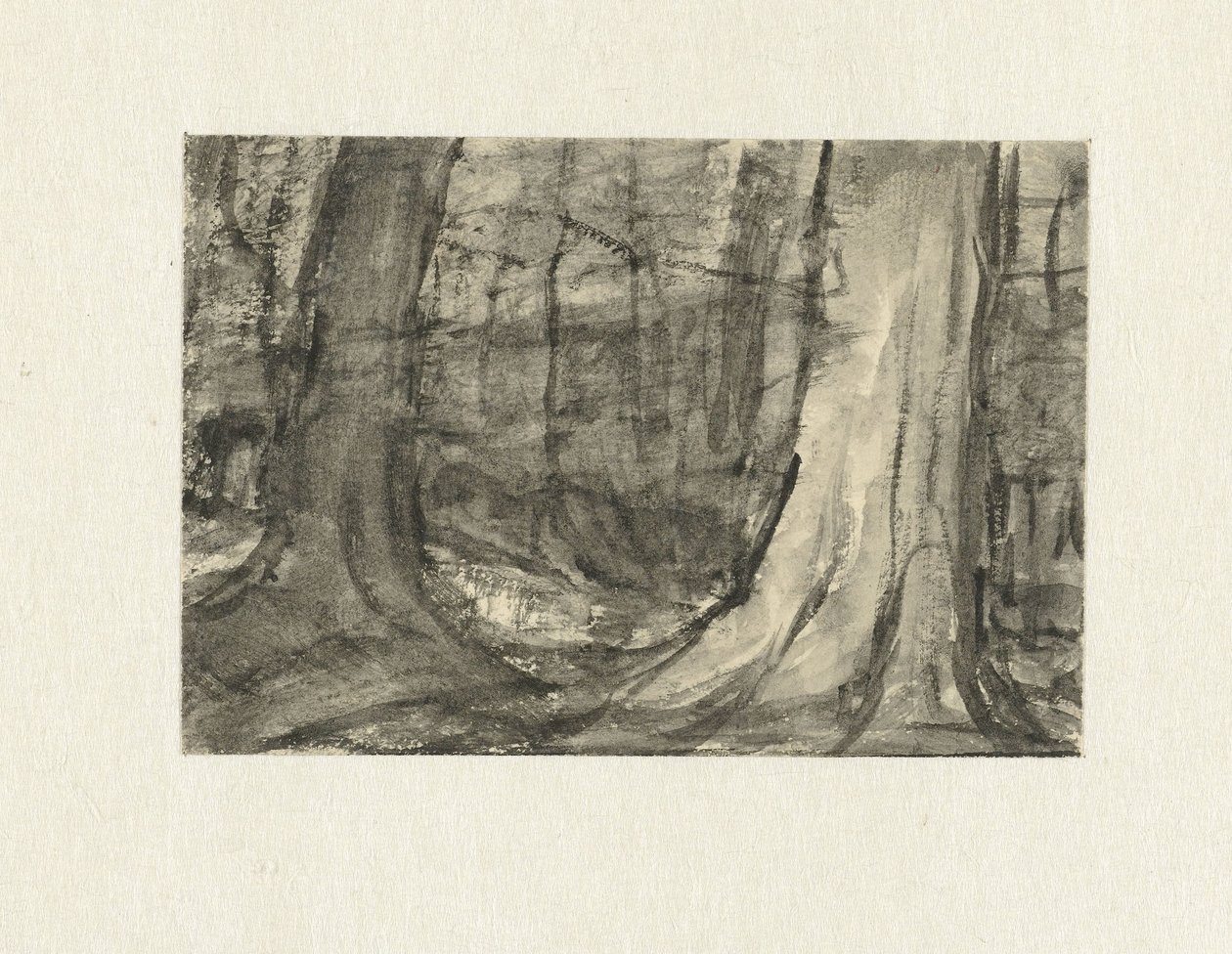 Ağaçlar arasında yüz by Sientje Mesdag van Houten