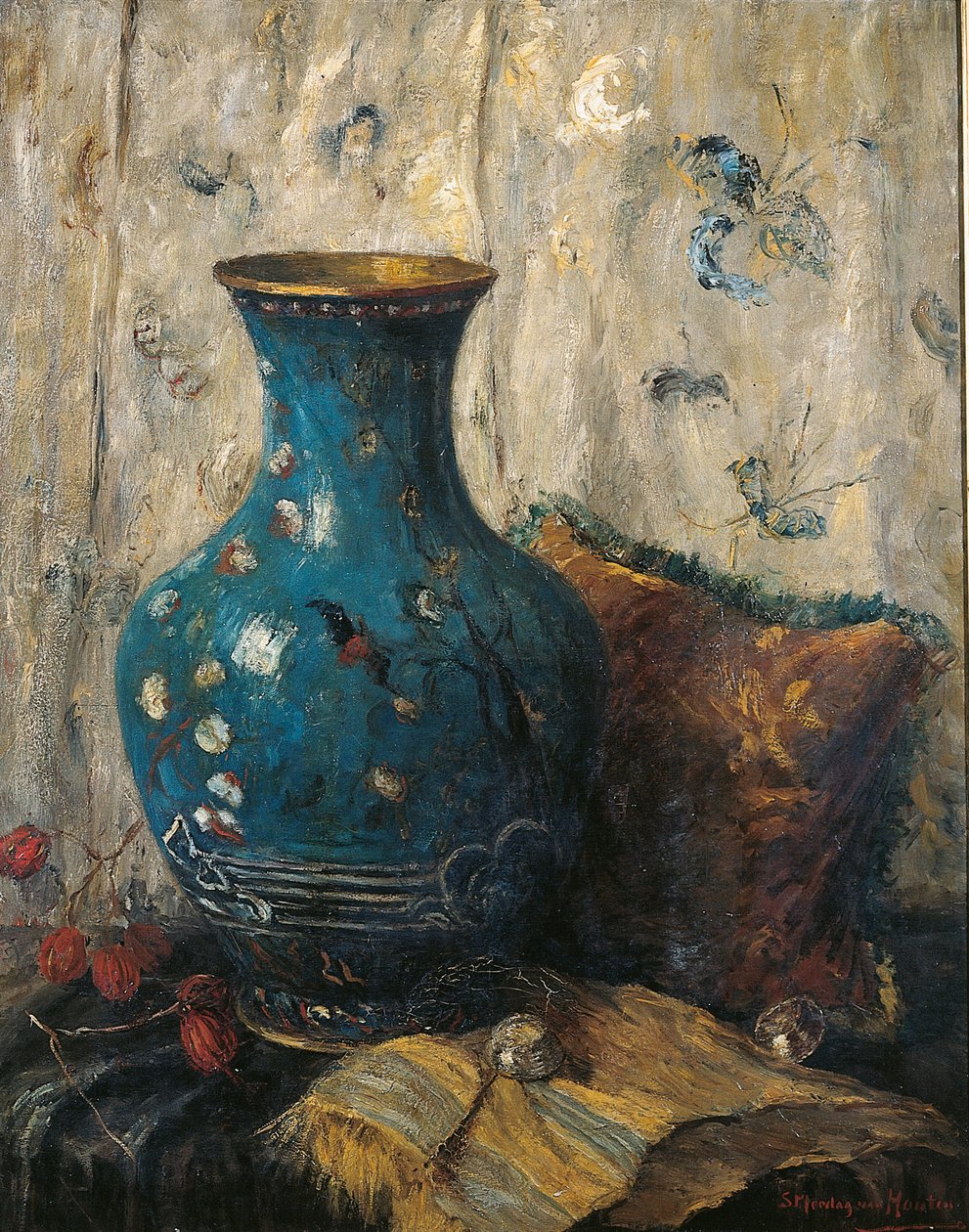 mavi vazo by Sientje Mesgad van Houten