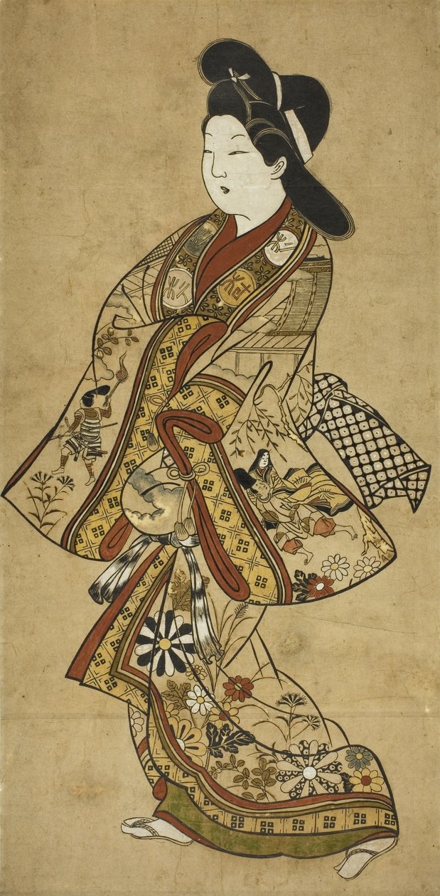 Bir Güzellik Yürüyüşü, 17. yüzyıl by Sigimura Jihei
