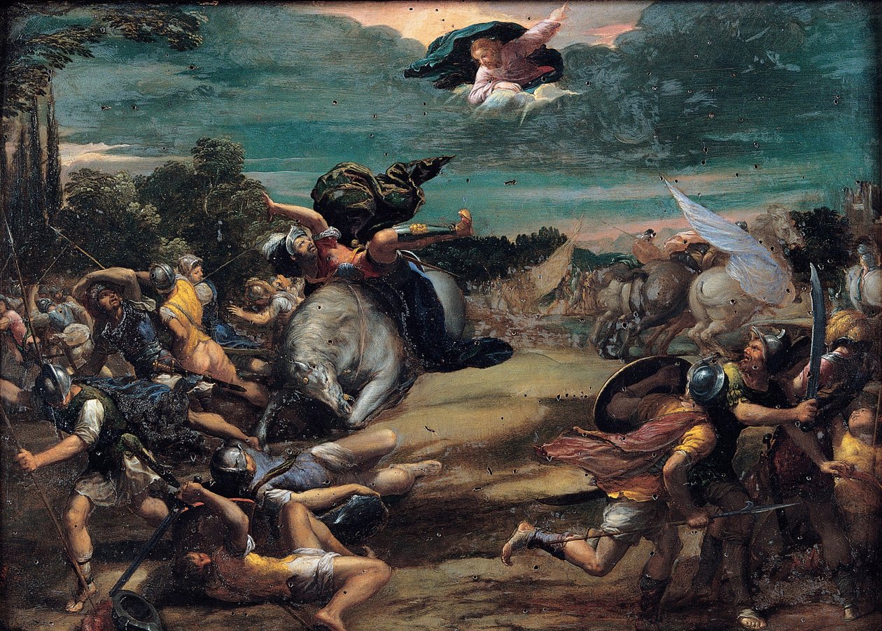 Şam Yolunda Dönüşüm, 1590-1595 by Sigismondo Scarsellino