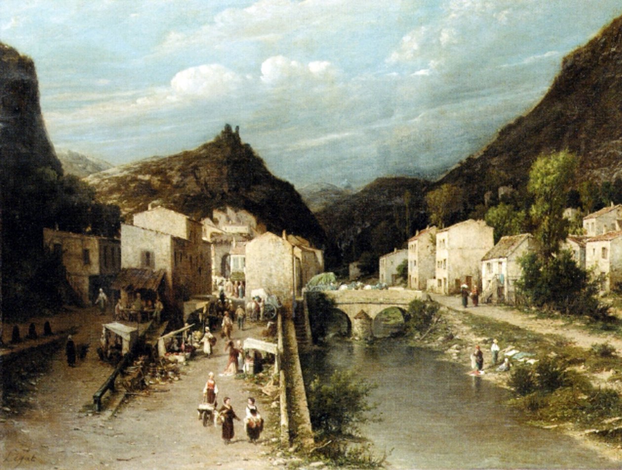 Bir Dağ Köyü, İtalya by Silvestro Lega