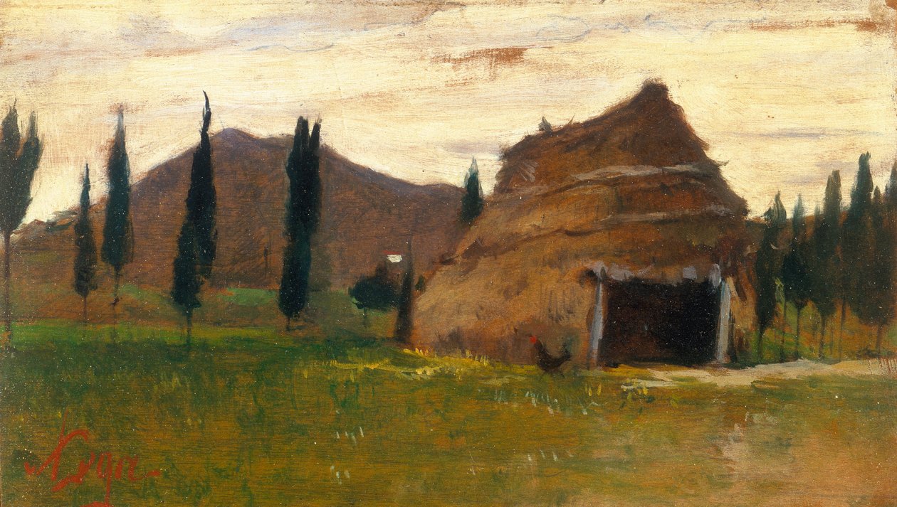 Manzara by Silvestro Lega