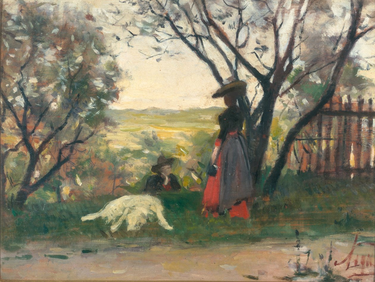 Bahçenin Hanımı by Silvestro Lega
