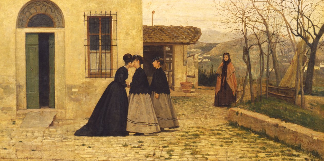 Ziyaret, 1868 by Silvestro Lega