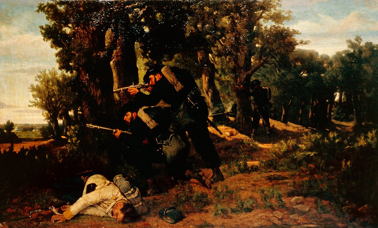 Bersaglieri Pusu (askerler), Silvestro Lega (1826-1895). by Silvestro Lega