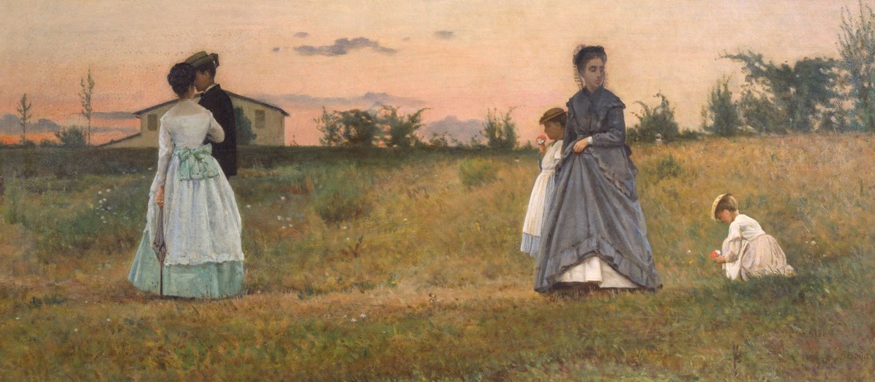 Nişanlı veya Nişanlı by Silvestro Lega