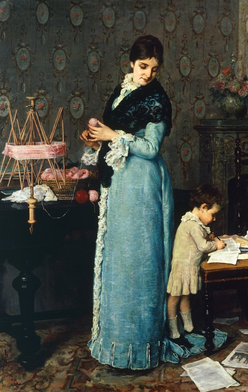 Anne, Silvestro Lega (1826-1895) by Silvestro Lega