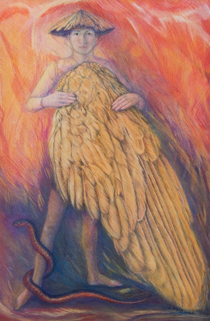 Hediye, 2013 (kağıt üzerinde pastel) by Silvia Pastore
