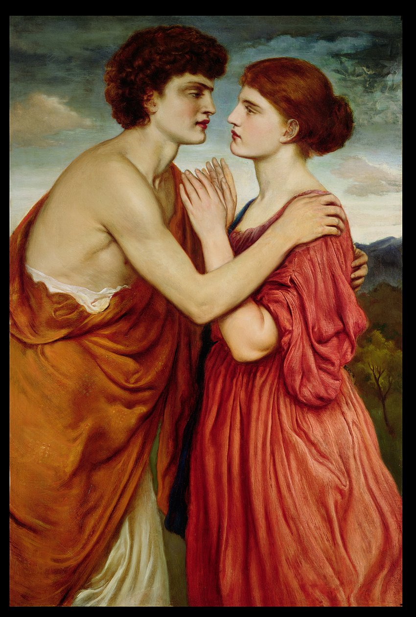 Isaac ve Rebecca by Simeon Solomon