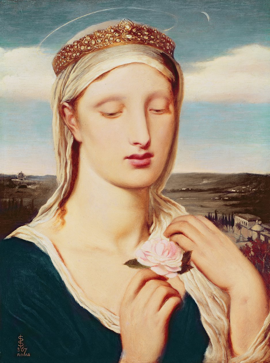 madonna by Simeon Solomon